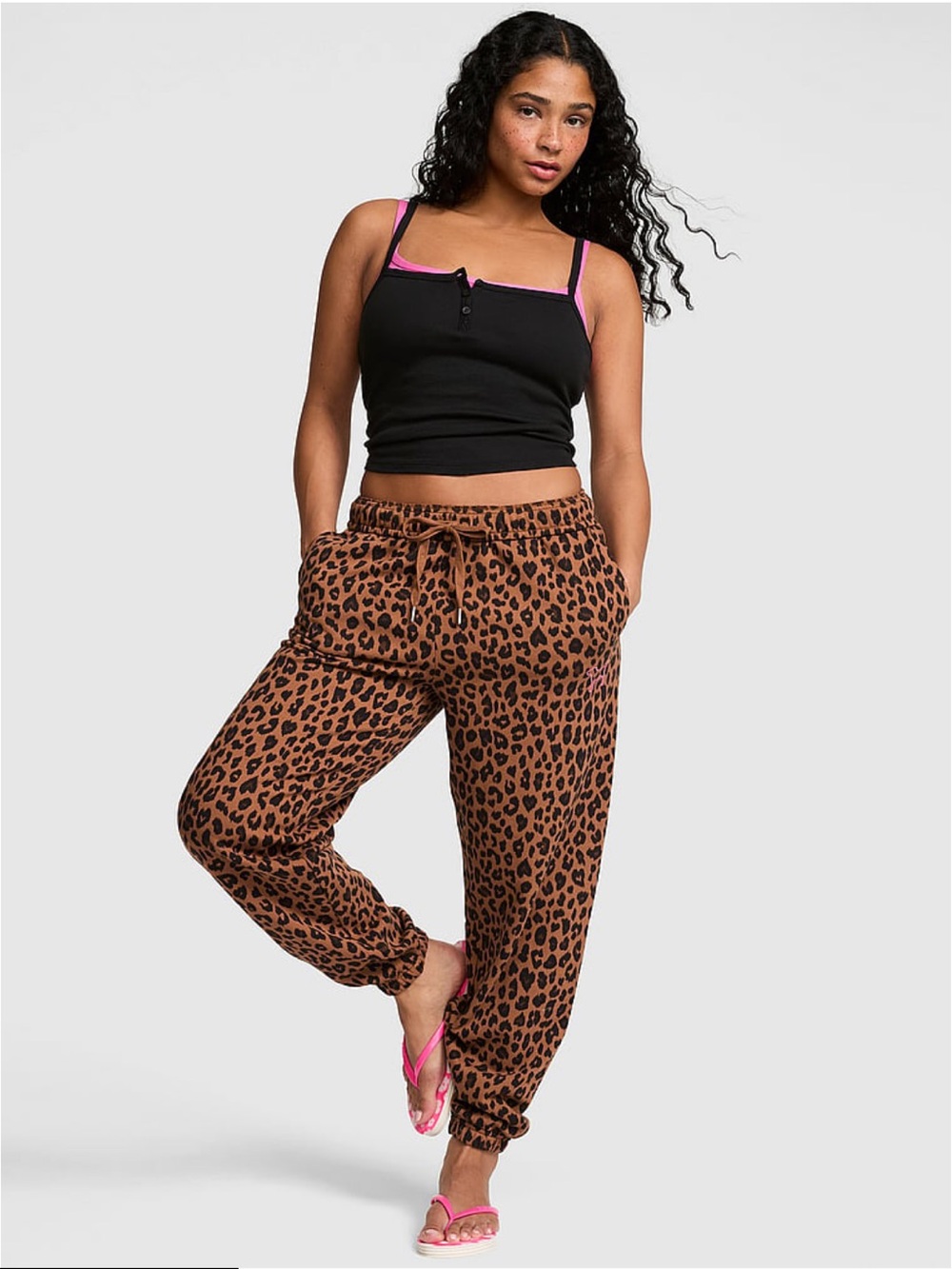 PINK Victoria's Secret Campus Fleece Sweatpants